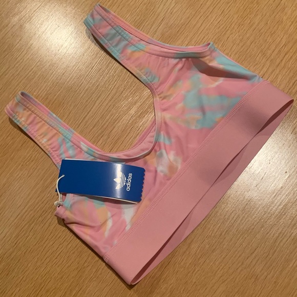 Adidas Originals pink tie dye bikini top - Picture 6 of 11